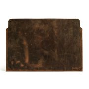 handmade leather laptop and tablet sleeve