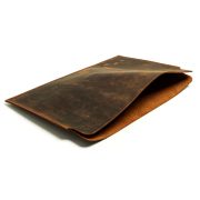 handmade leather laptop and tablet sleeve