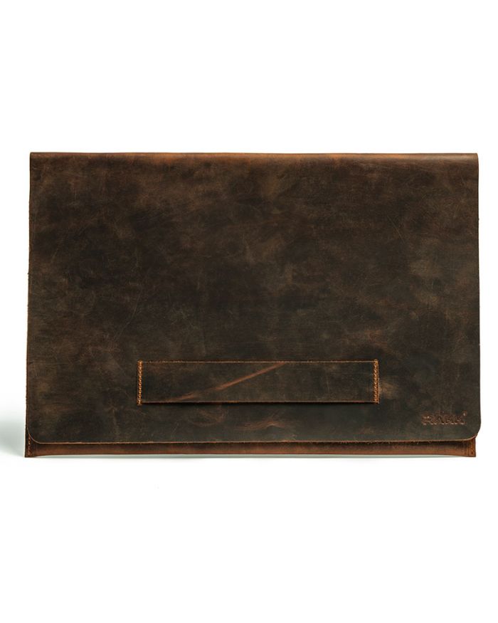 Handmade Crazy Leather Laptop and Tablet Bag Sleeve
