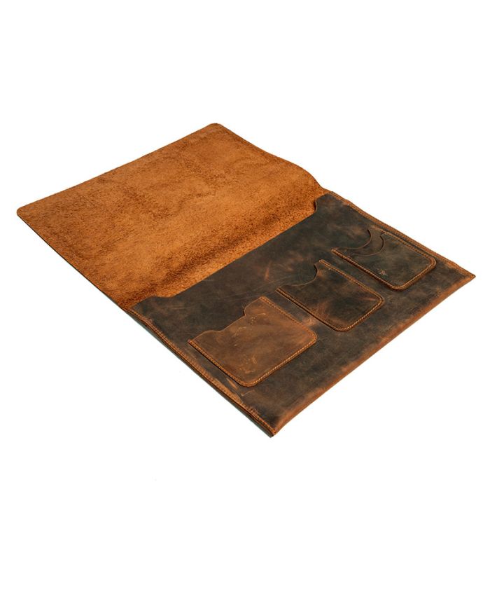 Handmade Crazy Leather Laptop and Tablet Bag Sleeve
