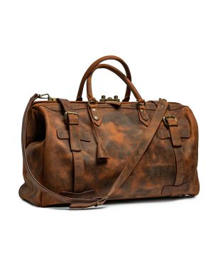 Handmade Crazy Leather Travel Bag