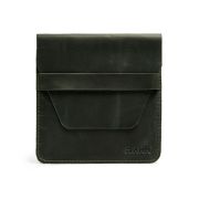 Handmade Leather Khaki Green Makeup Bag