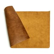 Handmade Tan Leather Mousepad