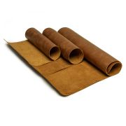 Handmade Tan Leather Mousepad