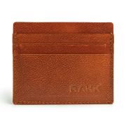 Handmade Thin Leather Unisex Cardholder