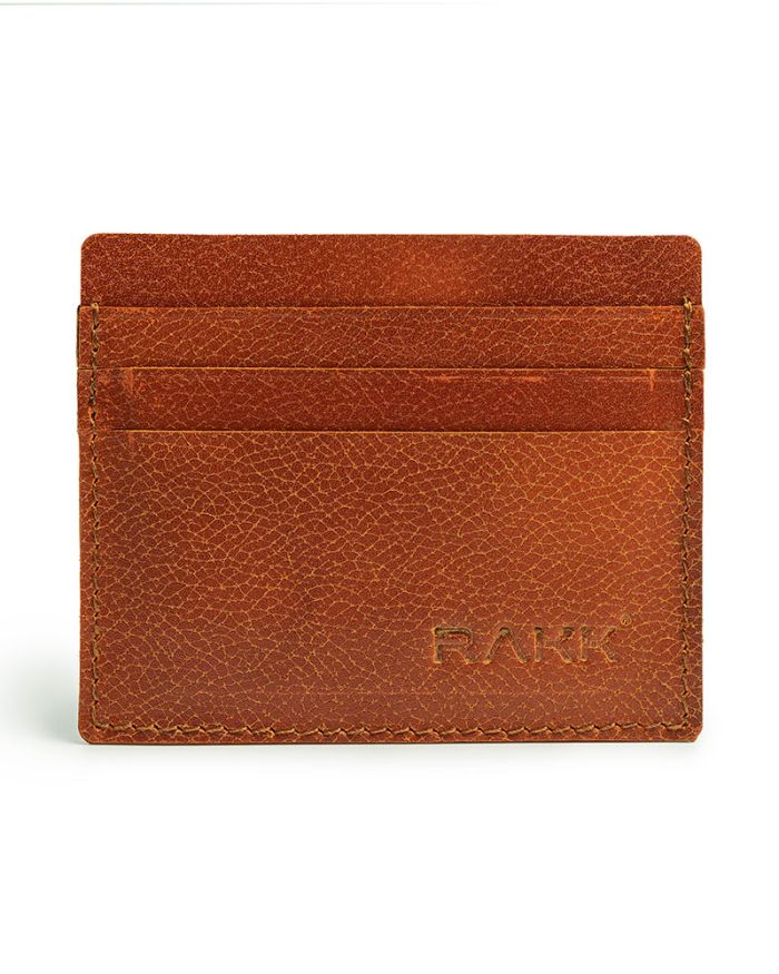 Handmade Thin Leather Unisex Cardholder