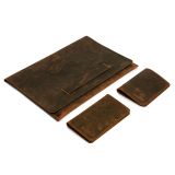 luxury leather wallet and tablet case