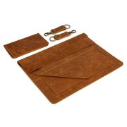 luxury leather wallet and tablet case