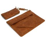 luxury leather wallet and tablet case